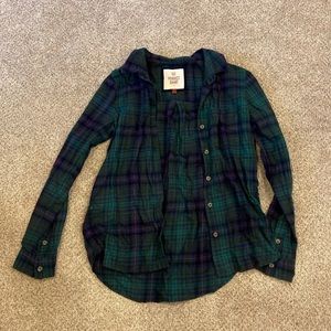 Dark Green Flannel